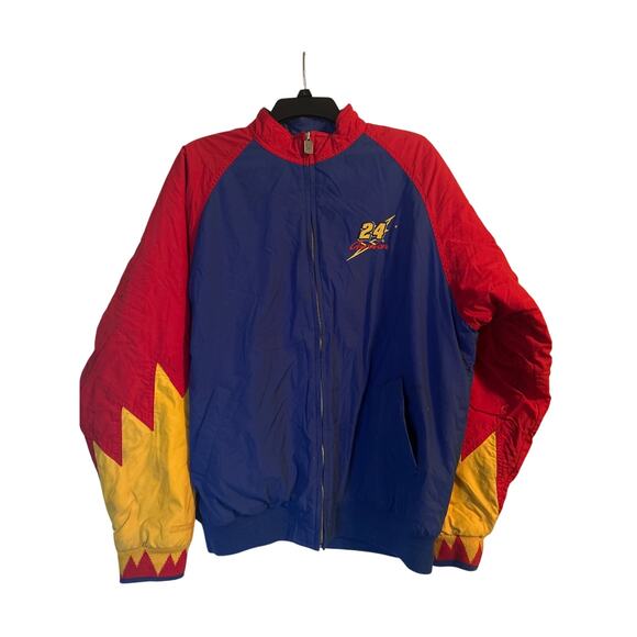 GUC Chase Authentics Vintage Jeff Gordon Nascar Nylon Jacket Rare Size XL - Picture 1 of 8